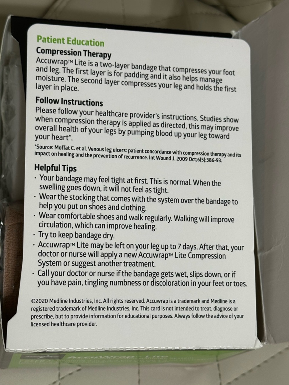 AccuWrap Lite 2-Layer Compression Bandage System NEW - Picture 7 of 7